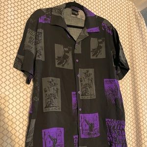 Beetlejuice Button Up